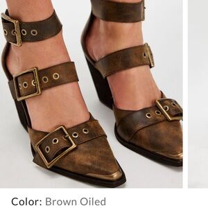 Free People Hendrix heels Brown Wedge Shoes
